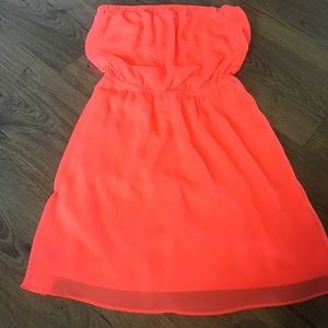 Express strapless dress
